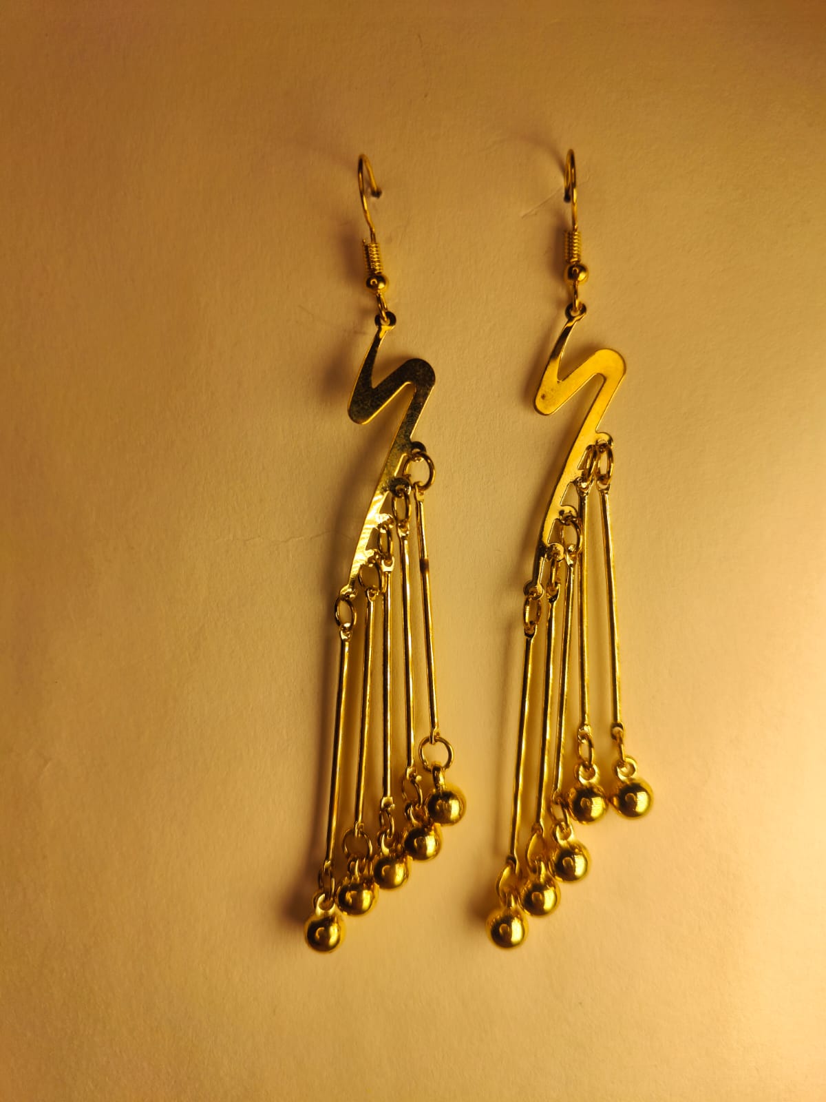 golden long earring 04